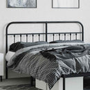 vidaXL fekete fém csere fejtámla 160 cm