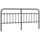 vidaXL fekete fém csere fejtámla 193 cm