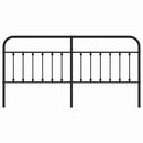 vidaXL fekete fém csere fejtámla 193 cm