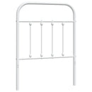vidaXL fehér fém csere fejtámla 75 cm