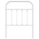 vidaXL fehér fém csere fejtámla 75 cm