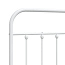vidaXL fehér fém csere fejtámla 75 cm