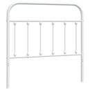vidaXL fehér fém csere fejtámla 100 cm