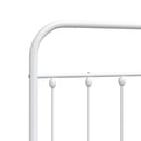 vidaXL fehér fém csere fejtámla 100 cm