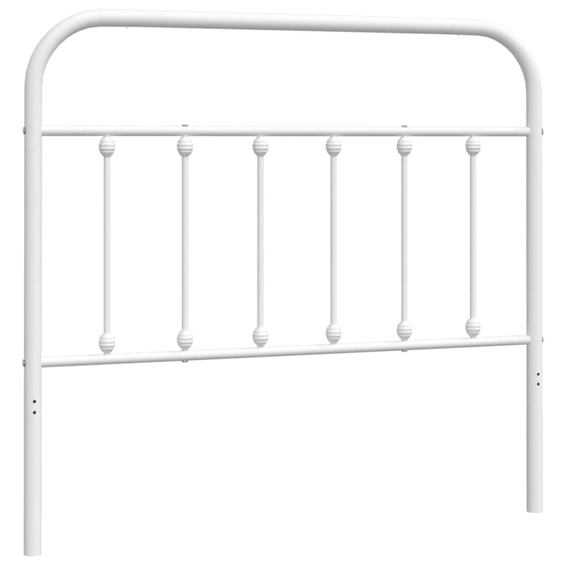 vidaXL fehér fém fejtámla 107 cm