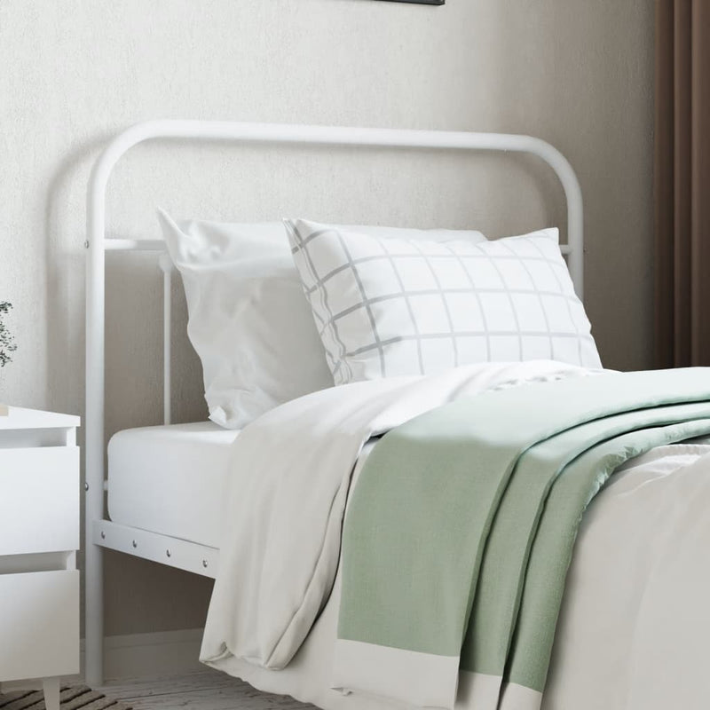 vidaXL fehér fém fejtámla 107 cm