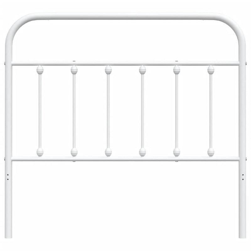 vidaXL fehér fém fejtámla 107 cm