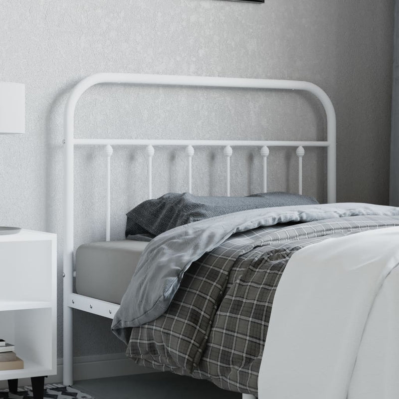vidaXL fehér fém fejtámla 107 cm