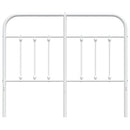 vidaXL fehér fém csere fejtámla 120 cm
