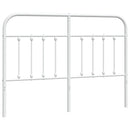 vidaXL fehér fém csere fejtámla 135 cm