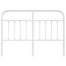 vidaXL fehér fém csere fejtámla 135 cm