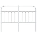 vidaXL fehér fém fejtámla 140 cm