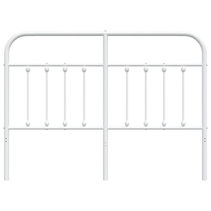 vidaXL fehér fém fejtámla 140 cm