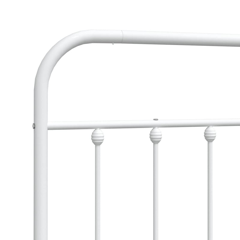 vidaXL fehér fém fejtámla 140 cm