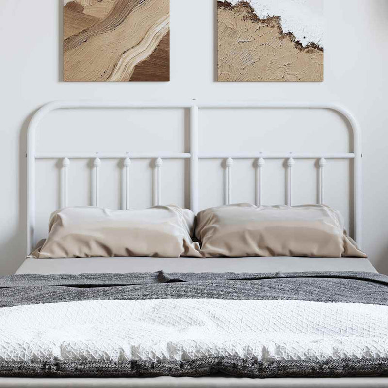 vidaXL fehér fém fejtámla 150 cm