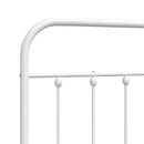 vidaXL fehér fém csere fejtámla 150 cm