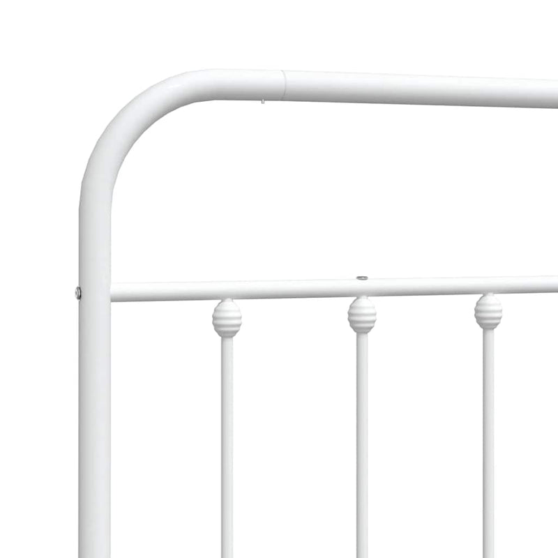 vidaXL fehér fém fejtámla 150 cm