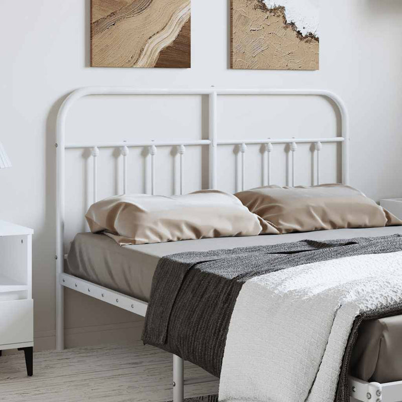 vidaXL fehér fém fejtámla 150 cm