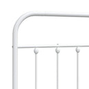vidaXL fehér fém csere fejtámla 180 cm