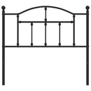 vidaXL fekete fém csere fejtámla 100 cm