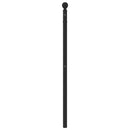 vidaXL fekete fém csere fejtámla 100 cm