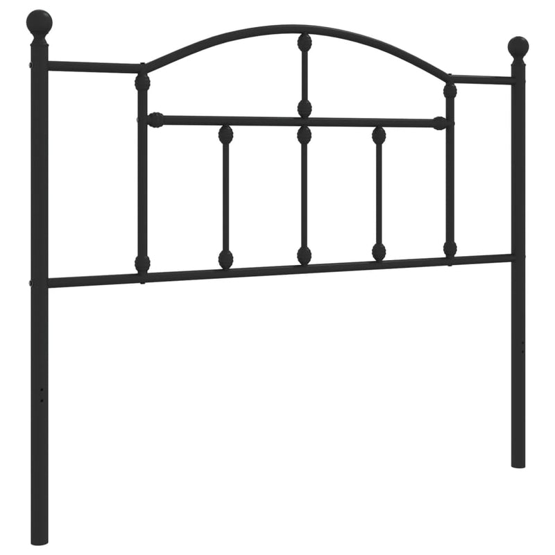 vidaXL fekete fém fejtámla 107 cm