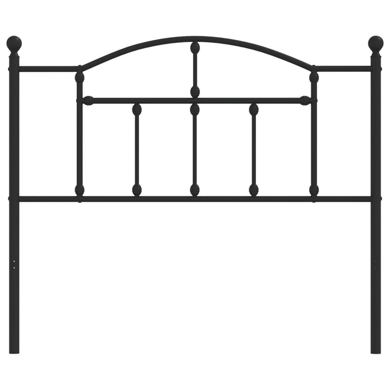 vidaXL fekete fém fejtámla 107 cm