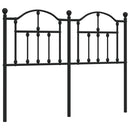 vidaXL fekete fém csere fejtámla 120 cm