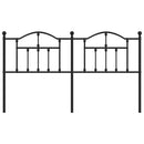 vidaXL fekete fém fejtámla 160 cm