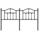 vidaXL fekete fém csere fejtámla 180 cm