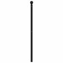 vidaXL fekete fém csere fejtámla 200 cm