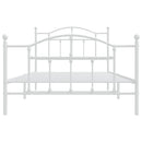vidaXL fehér fém ágykeret fej- és lábtámlával 107 x 203 cm