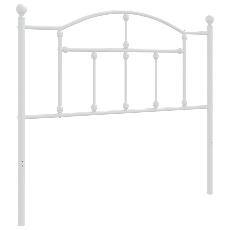 vidaXL fehér fém fejtámla 100 cm