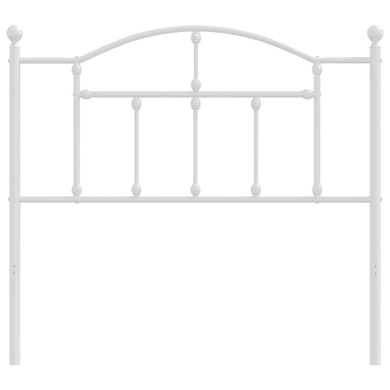 vidaXL fehér fém fejtámla 100 cm