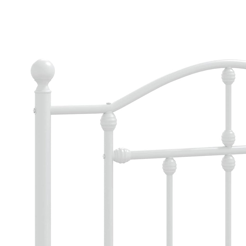 vidaXL fehér fém fejtámla 100 cm