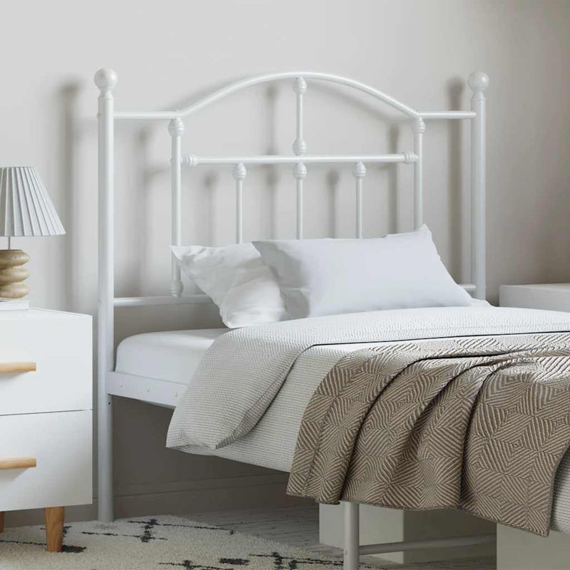 vidaXL fehér fém fejtámla 100 cm