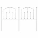 vidaXL fehér fém csere fejtámla 135 cm