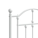 vidaXL fehér fém csere fejtámla 180 cm