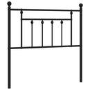 vidaXL fekete fém csere fejtámla 90 cm