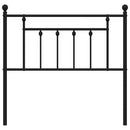 vidaXL fekete fém csere fejtámla 90 cm