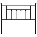 vidaXL fekete fém fejtámla 100 cm