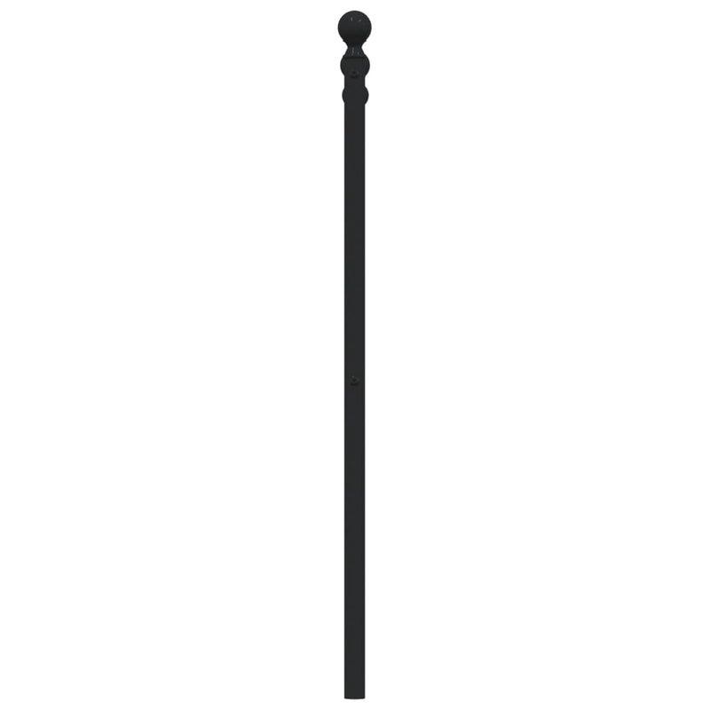 vidaXL fekete fém fejtámla 100 cm