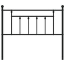 vidaXL fekete fém csere fejtámla 107 cm