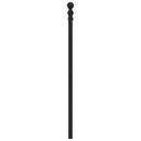 vidaXL fekete fém csere fejtámla 107 cm