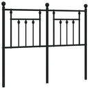 vidaXL fekete fém csere fejtámla 120 cm
