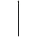 vidaXL fekete fém csere fejtámla 120 cm