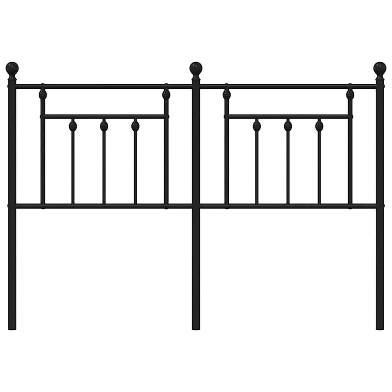 vidaXL fekete fém fejtámla 150 cm