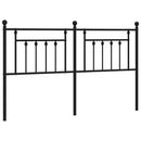 vidaXL fekete fém csere fejtámla 160 cm