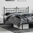 vidaXL fekete fém csere fejtámla 160 cm