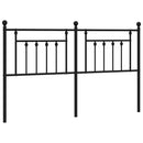 vidaXL fekete fém csere fejtámla 180 cm
